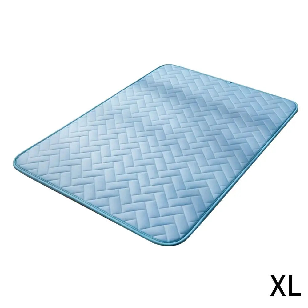 Dog Cooling Mat Pad Summer Breathable Pet Mat Portable Washable Urine Pad Cat And Dog Training Ice Pad