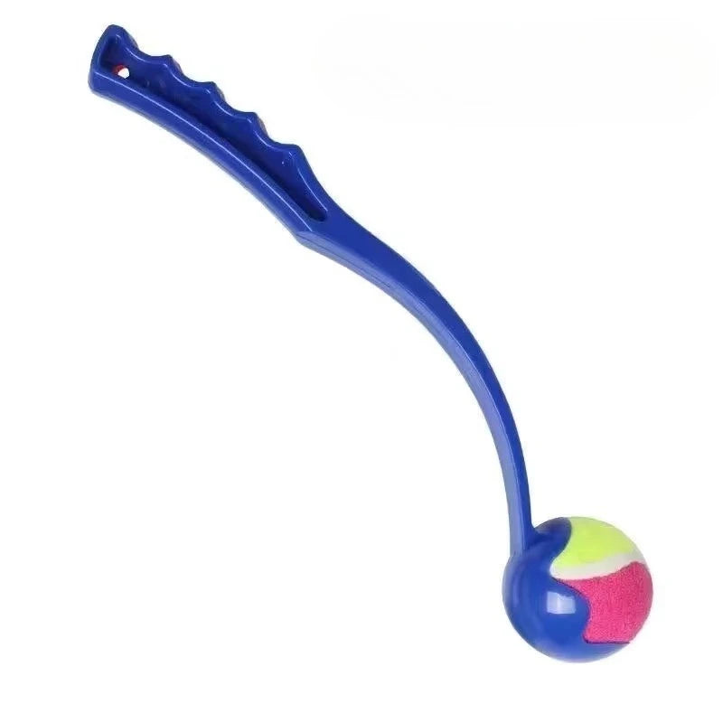 Pet Tennis Ball Launcher Set Outdoor Dog Training Toy Fetch Play Durable Ergonomic Handle Interactive Ball Picking Pet Supplies