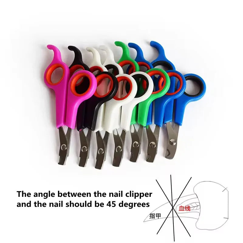 Pet Nail Claw Grooming Scissors Clippers for Dog Cat Gerbil Small Animals Newest Rabbit Home Portable Pet Products Accessories