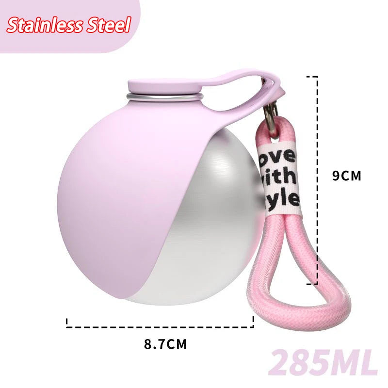 285/545ML Leak-Proof Feeder Dogs Bottle For Outdoor Small Dog Portable Dog Drinker 2-in-1 Silicon Lightweight Pet Supplies