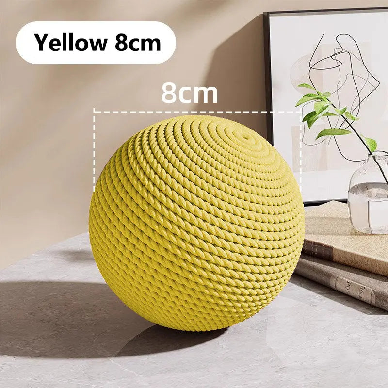 Interactive Sisal Cat Scratching Ball Toy For Kitten Teeth Cleaning Anti Bite Pet Supplies Sounding Toy 10CM  Super Big Cat Ball