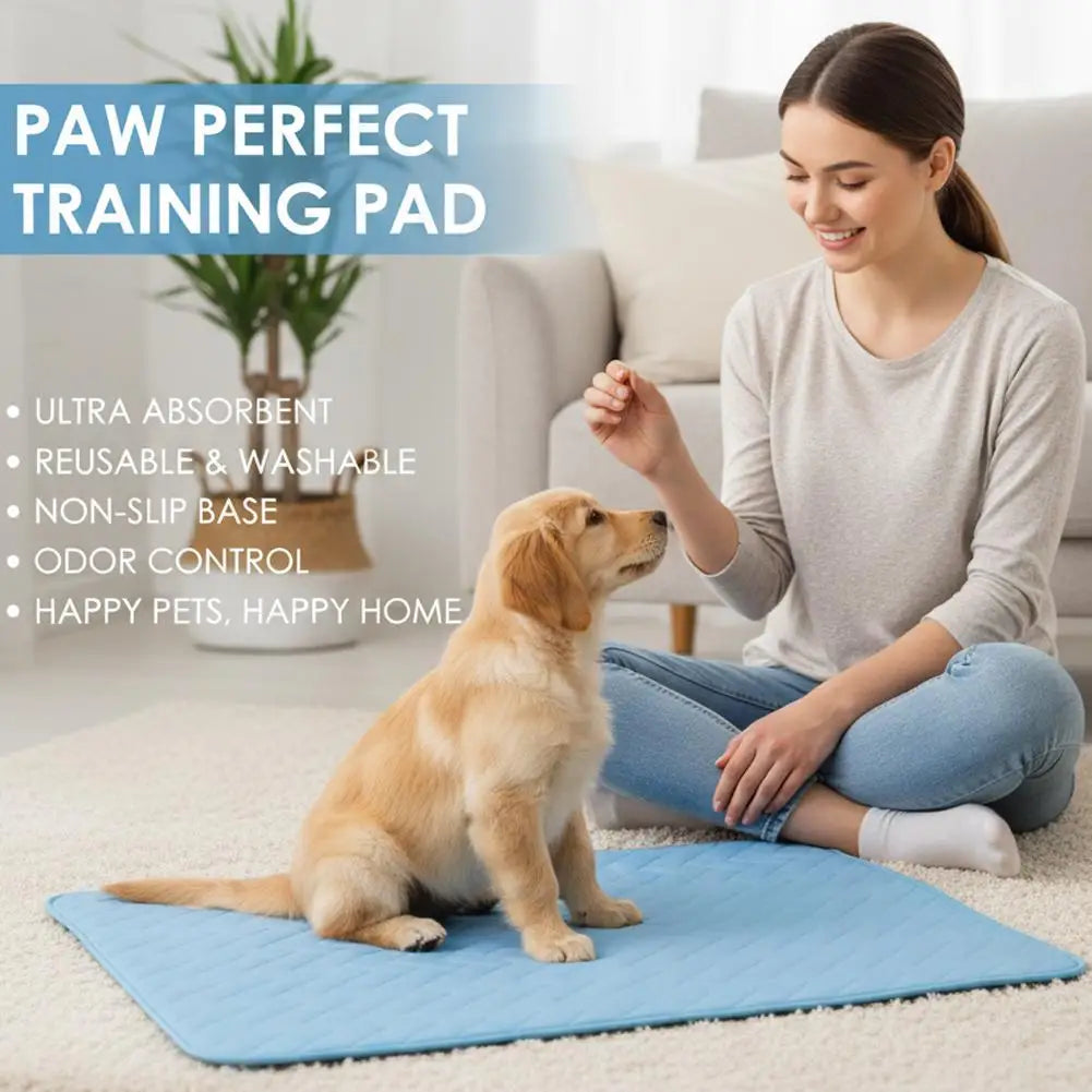 Dog Cooling Mat Pad Summer Breathable Pet Mat Portable Washable Urine Pad Cat And Dog Training Ice Pad