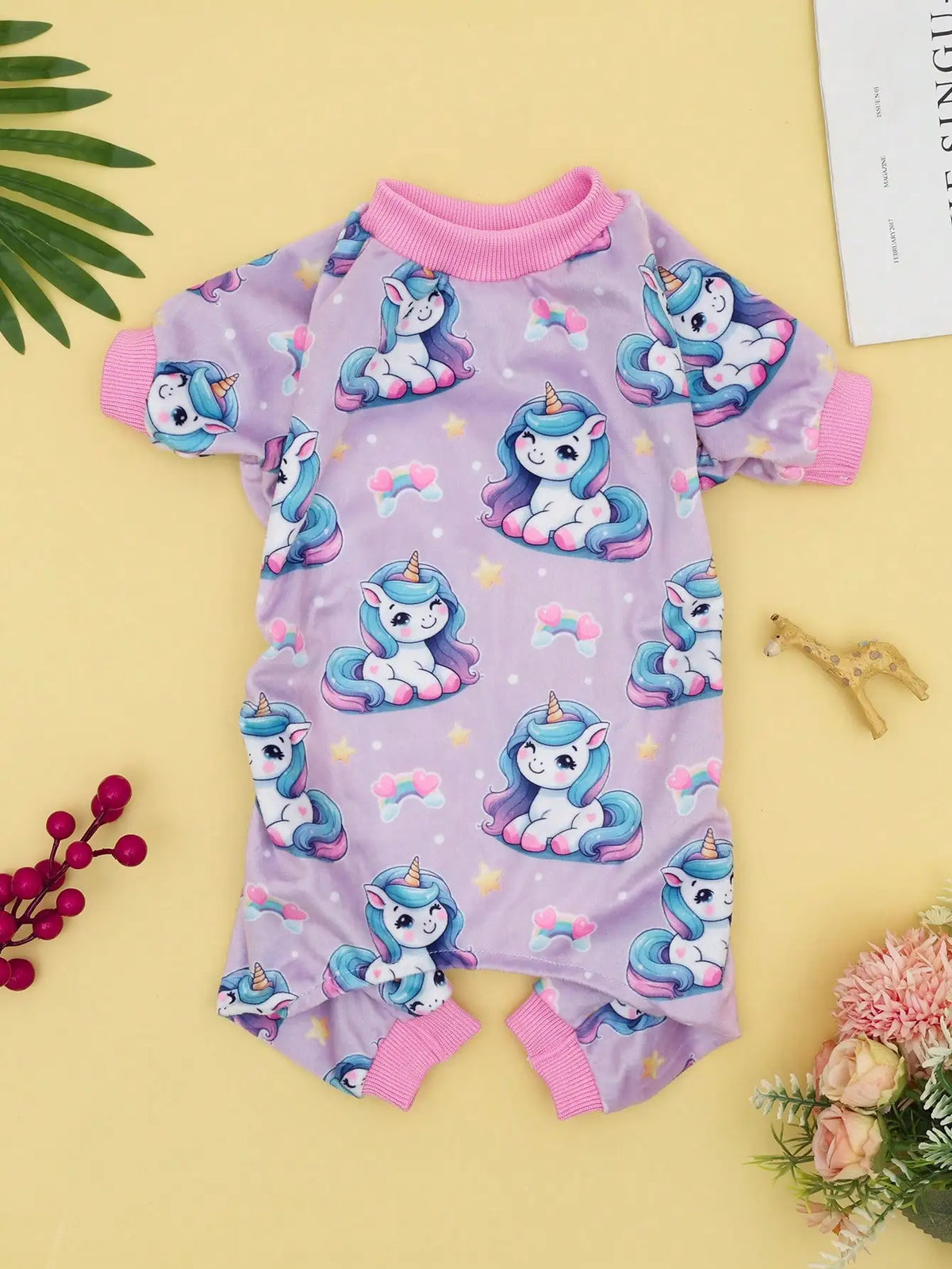U Pick One-Piece Dog Pajamas Fashion Pet Clothes Soft and Comfortable Pet Apparel Suitable For Small And Medium Dogs
