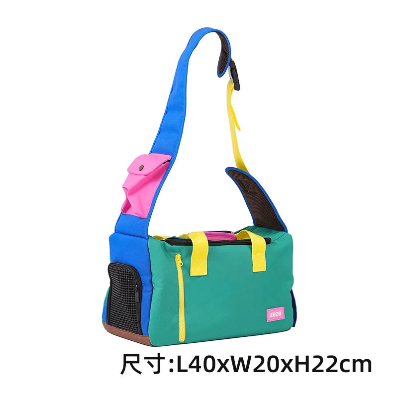 Breathable Pet Carrier Bag Portable Soft Outdoor Walking Travel Carrier Bags for Small Dogs and Cats Pet Products Supplies
