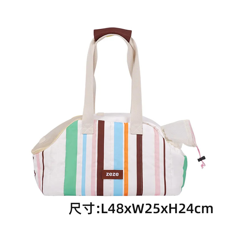 Breathable Pet Carrier Bag Portable Soft Outdoor Walking Travel Carrier Bags for Small Dogs and Cats Pet Products Supplies
