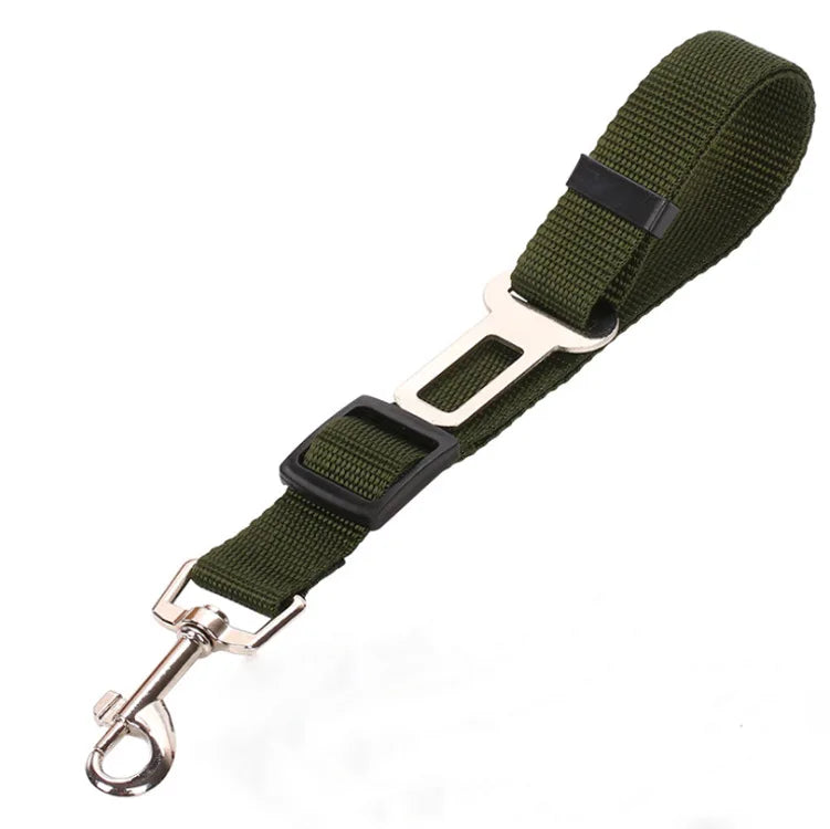 Pet Cat Dog Car Seat Belt Adjustable Safety Travel Clip Reflective Elastic Traction Rope French Bulldog Dog Accessories Supplies