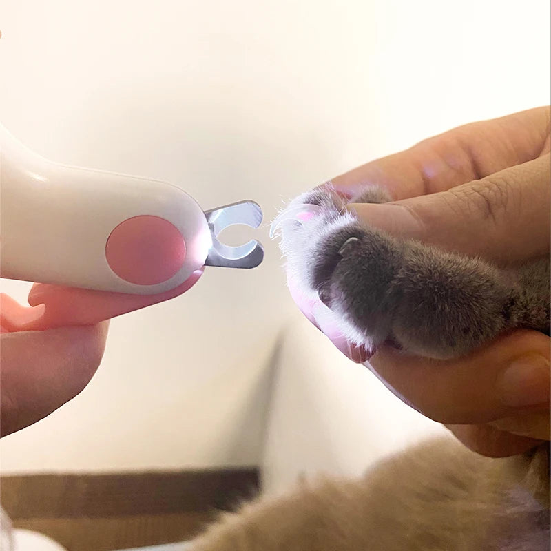 Pet Nail Clippers for Cats and Dogs, Professional Pet Nail Trimmers with Safety Lock, Small Dog and Cat Grooming Tools