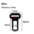 Pet Seat Belt Adapter 5Pcs Heavy Duty Metal Clip For Dog Car Travel Universal Fit Locking Buckle Accessories