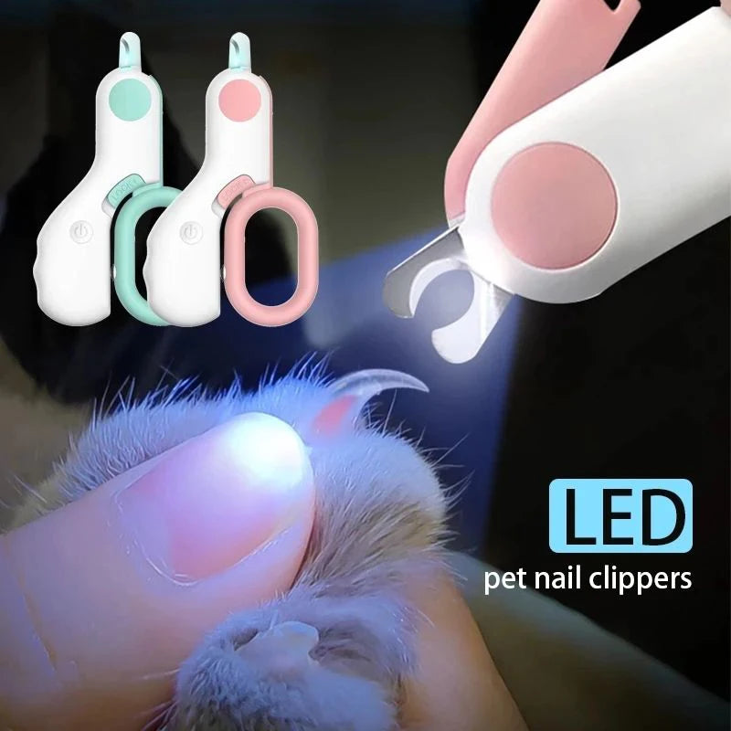 Pet Nail Clippers for Cats and Dogs, Professional Pet Nail Trimmers with Safety Lock, Small Dog and Cat Grooming Tools