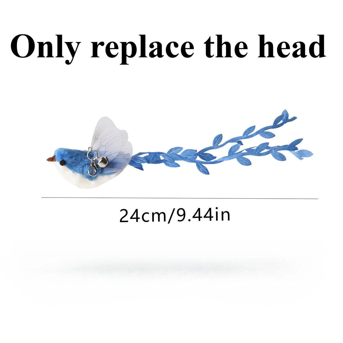New Handfree Bird Cat Wand with Bell Cat Toys Interactive Powerful Suction Cup for Cats Kitten Hunting Exercise Pet Products