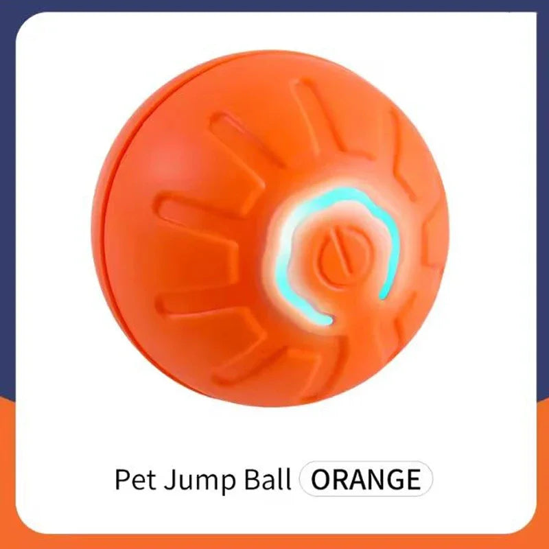 Intelligent Interactive Pet Toy Ball Electronic Automatic Moving Bouncing Ball USB Rechargeable Funny Toy for Puppy Cat Kitty
