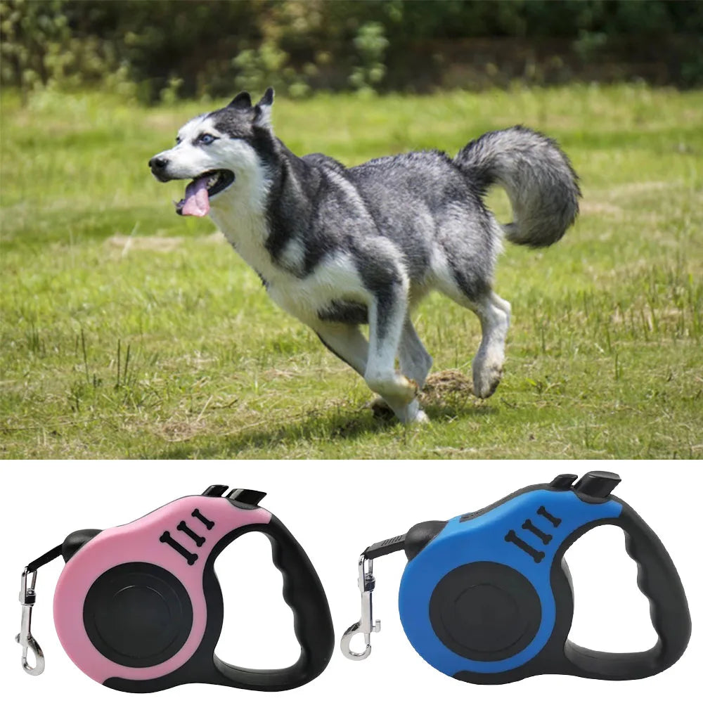 3M Retractable Dog Nylon Leash Pet Leash Traction Rope Belt Automatic Flexible Leash For Small Medium Dog Pet Products