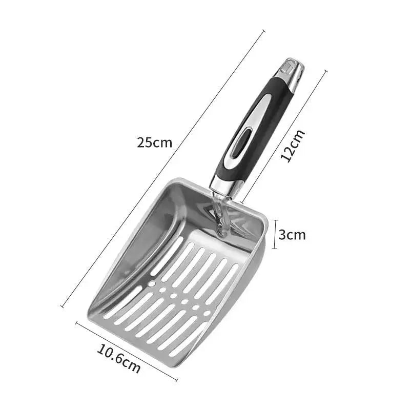 Pet Cleanning Tool Pet Products Metal Long Handle Scoop Cat Sand Cleaning For Dog Cat Clean Feces Supplies Cat Litter Shovel