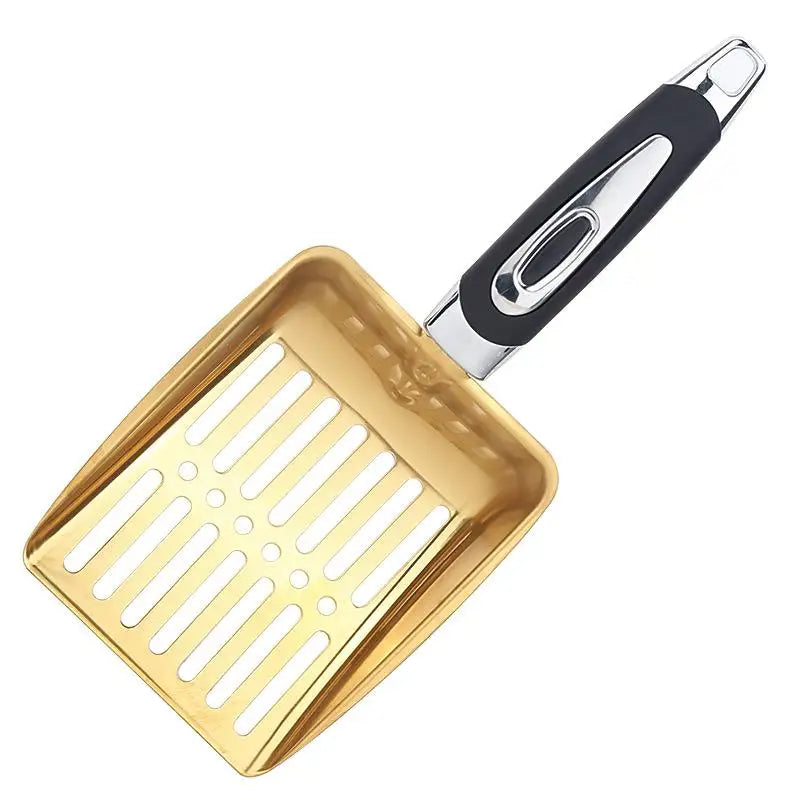 Pet Cleanning Tool Pet Products Metal Long Handle Scoop Cat Sand Cleaning For Dog Cat Clean Feces Supplies Cat Litter Shovel