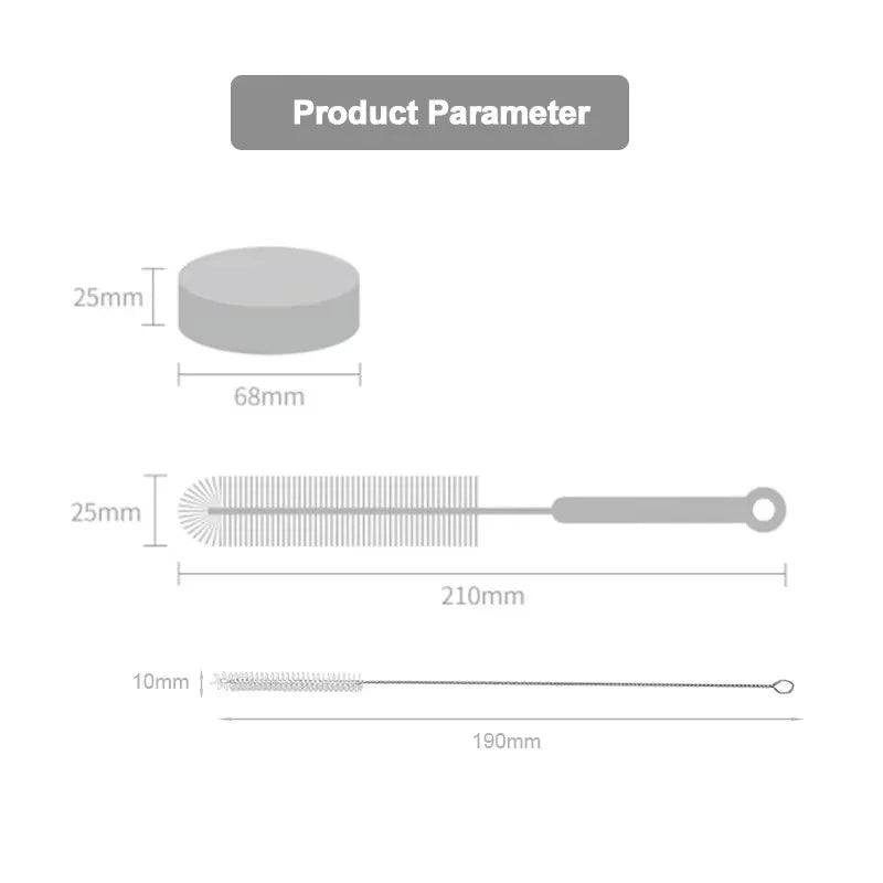 Cat Water Fountain Accessories Cleaning Brush Set for Pet Water Dispenser Pump Pipe Tube Bottle Cup Kettle  Cleaner Dispenser