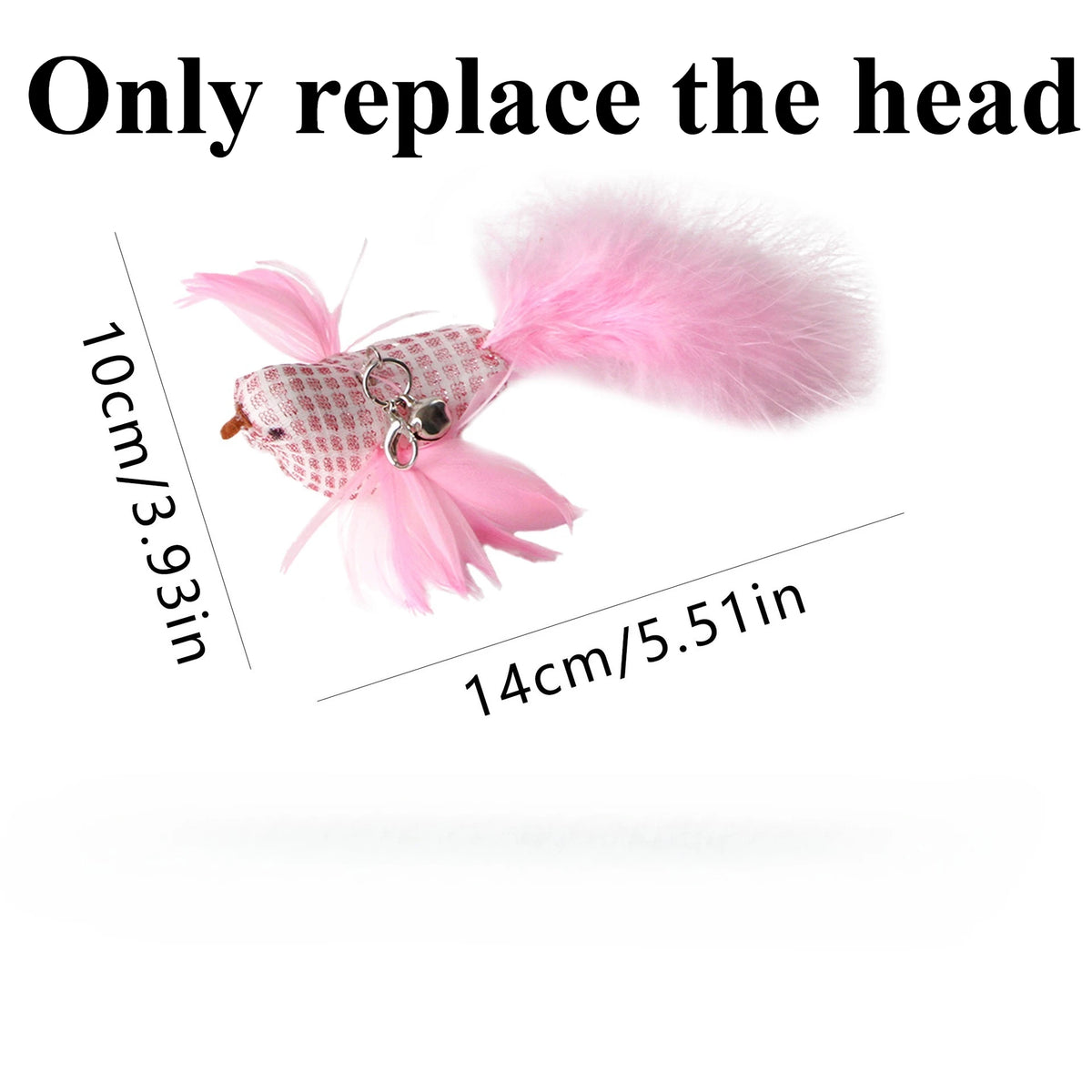 New Handfree Bird Cat Wand with Bell Cat Toys Interactive Powerful Suction Cup for Cats Kitten Hunting Exercise Pet Products