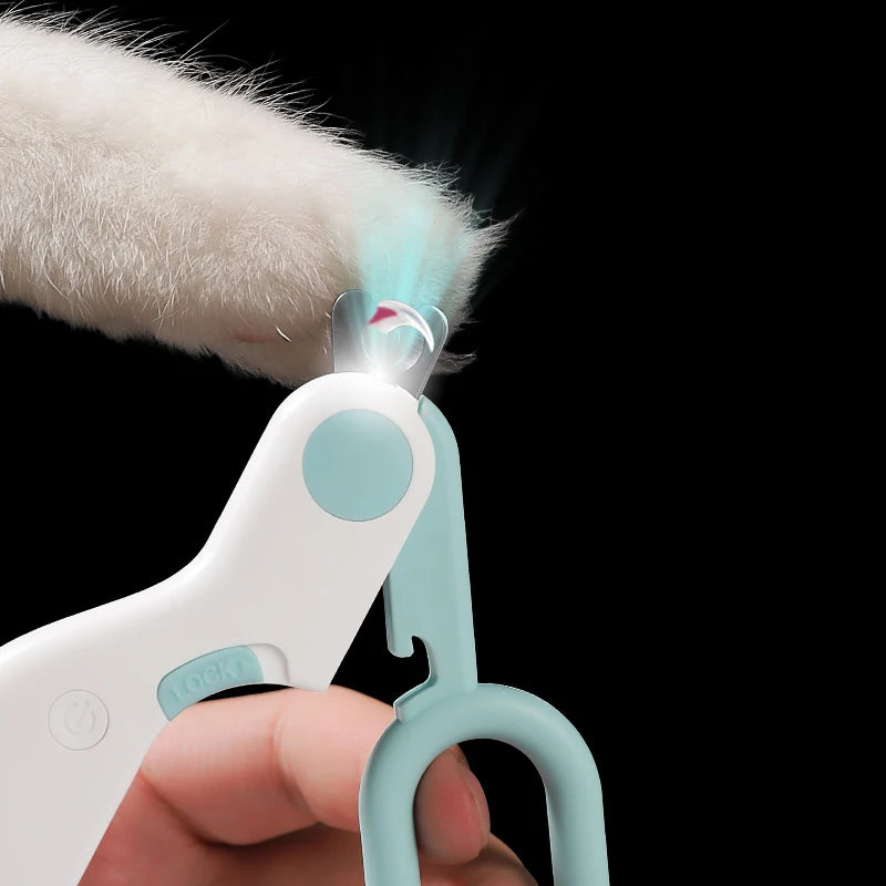 Pet Nail Clippers for Cats and Dogs, Professional Pet Nail Trimmers with Safety Lock, Small Dog and Cat Grooming Tools