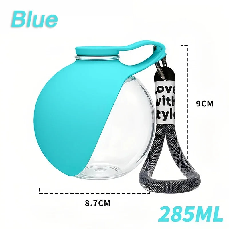 285/545ML Leak-Proof Feeder Dogs Bottle For Outdoor Small Dog Portable Dog Drinker 2-in-1 Silicon Lightweight Pet Supplies