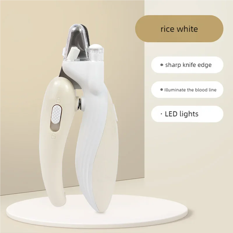 Professional Pet Nail Clippers for Dogs Cats & Small Animals LED Light Included Paw Nail Tri Animals Paw Nail Trimmer Pet Supply